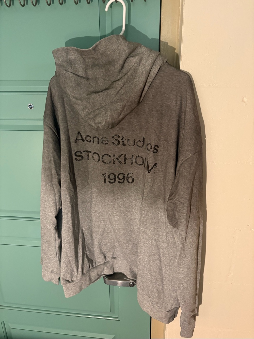 Acne Studios Gray Hoodie Jacket